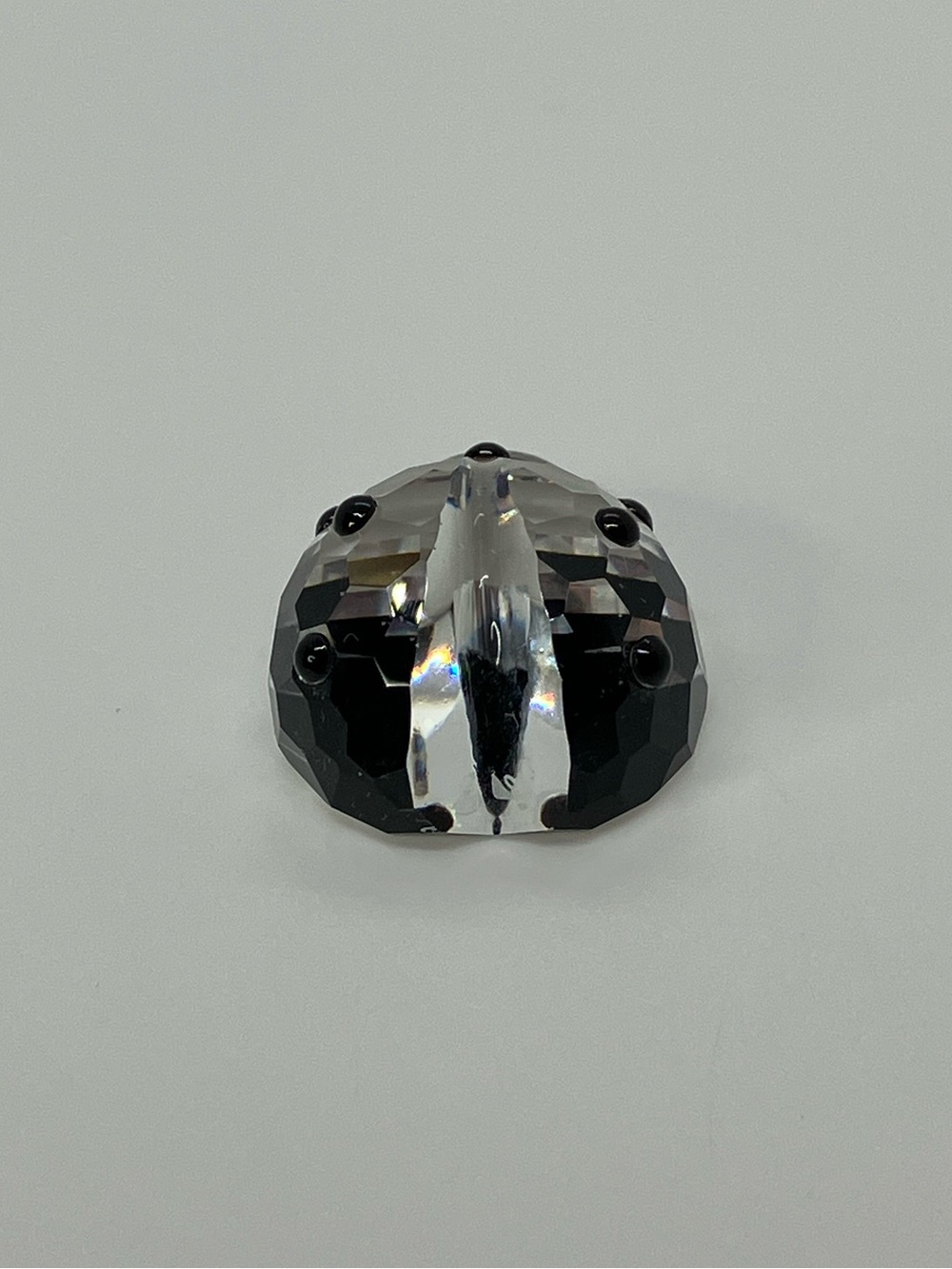 Swarovski Crystal LadyBug Lady Bug Mini 190858 Clear Crystal Black Head & Spots - Picture 5 of 10